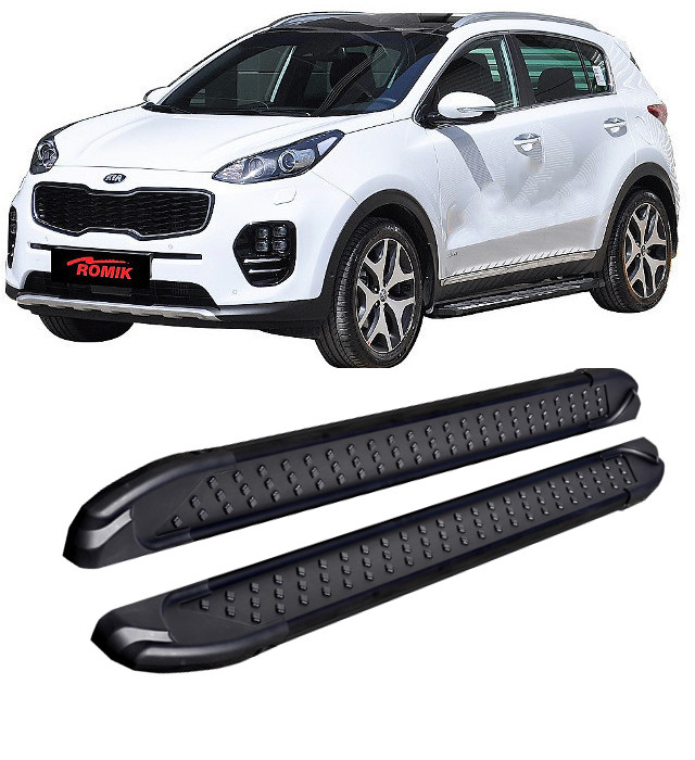 Kia Sportage AB005 Fekete küszöb pár 2016-tól